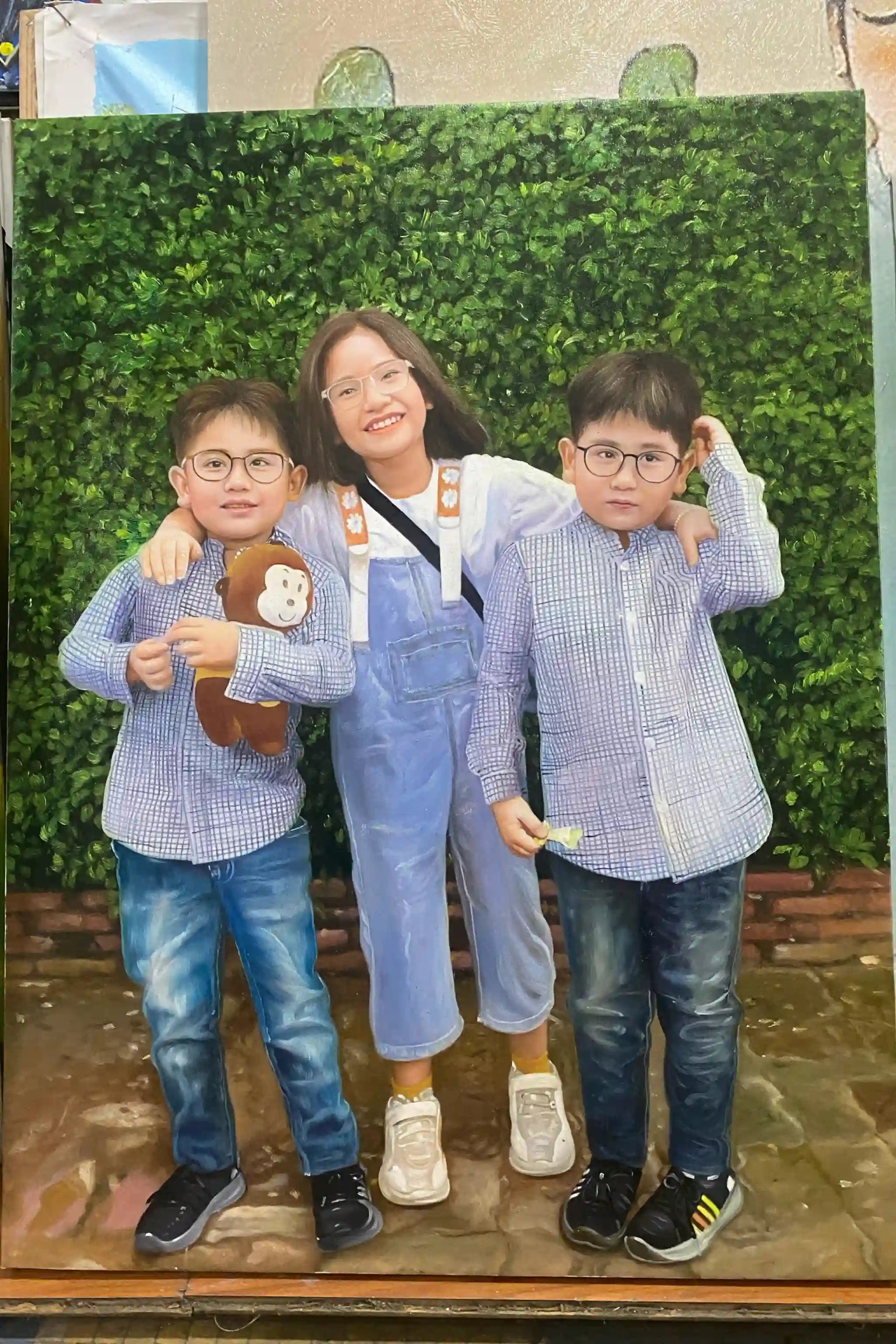 Family Portrait from Photo