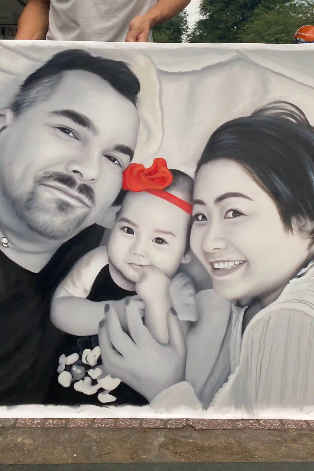 Family Portrait from Photo