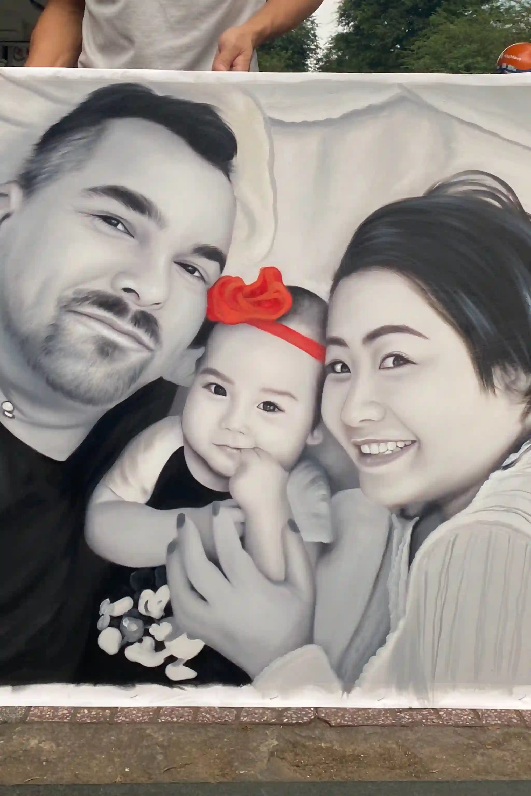 Family Portrait from Photo