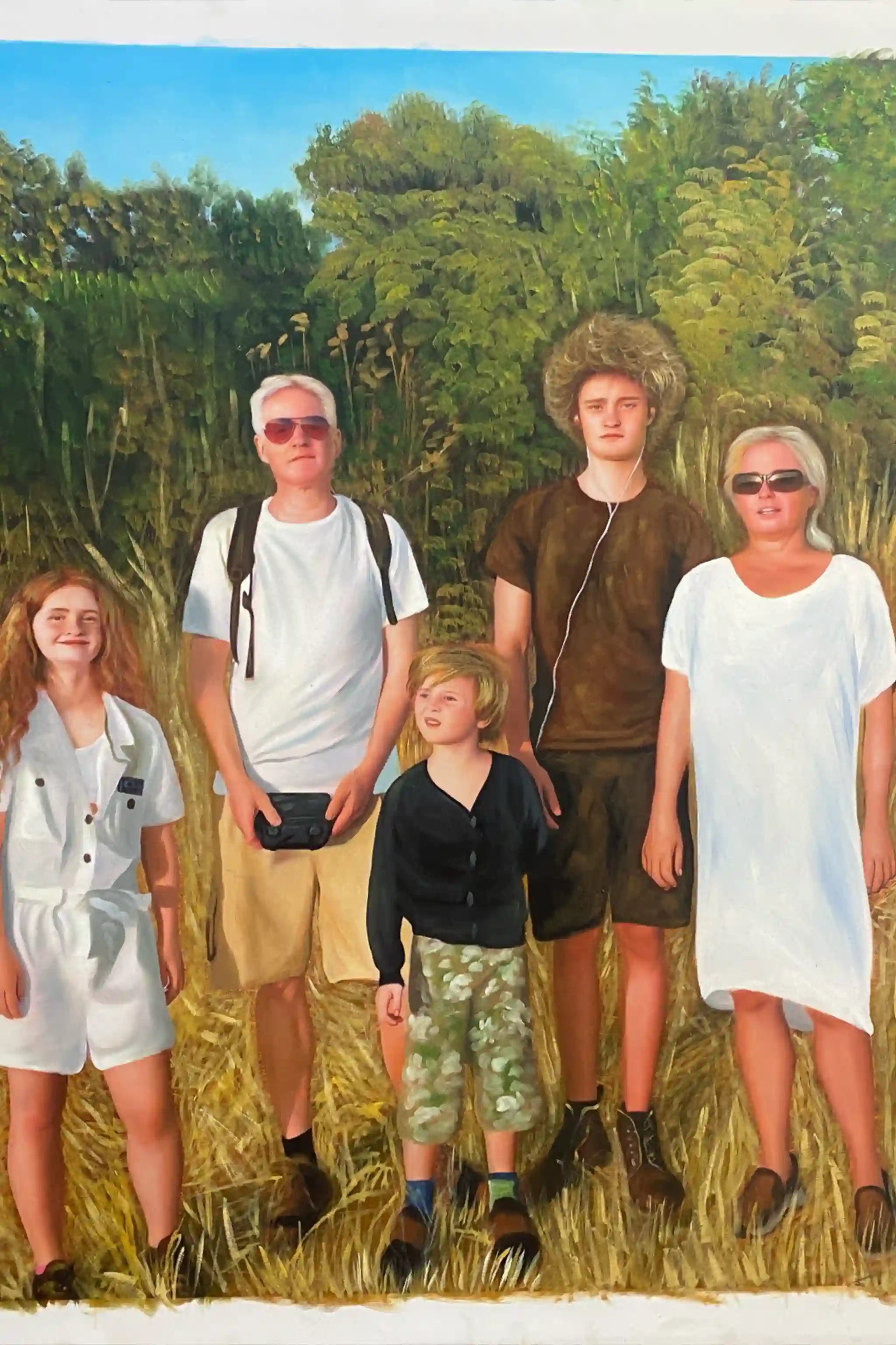 Family Portrait from Photo