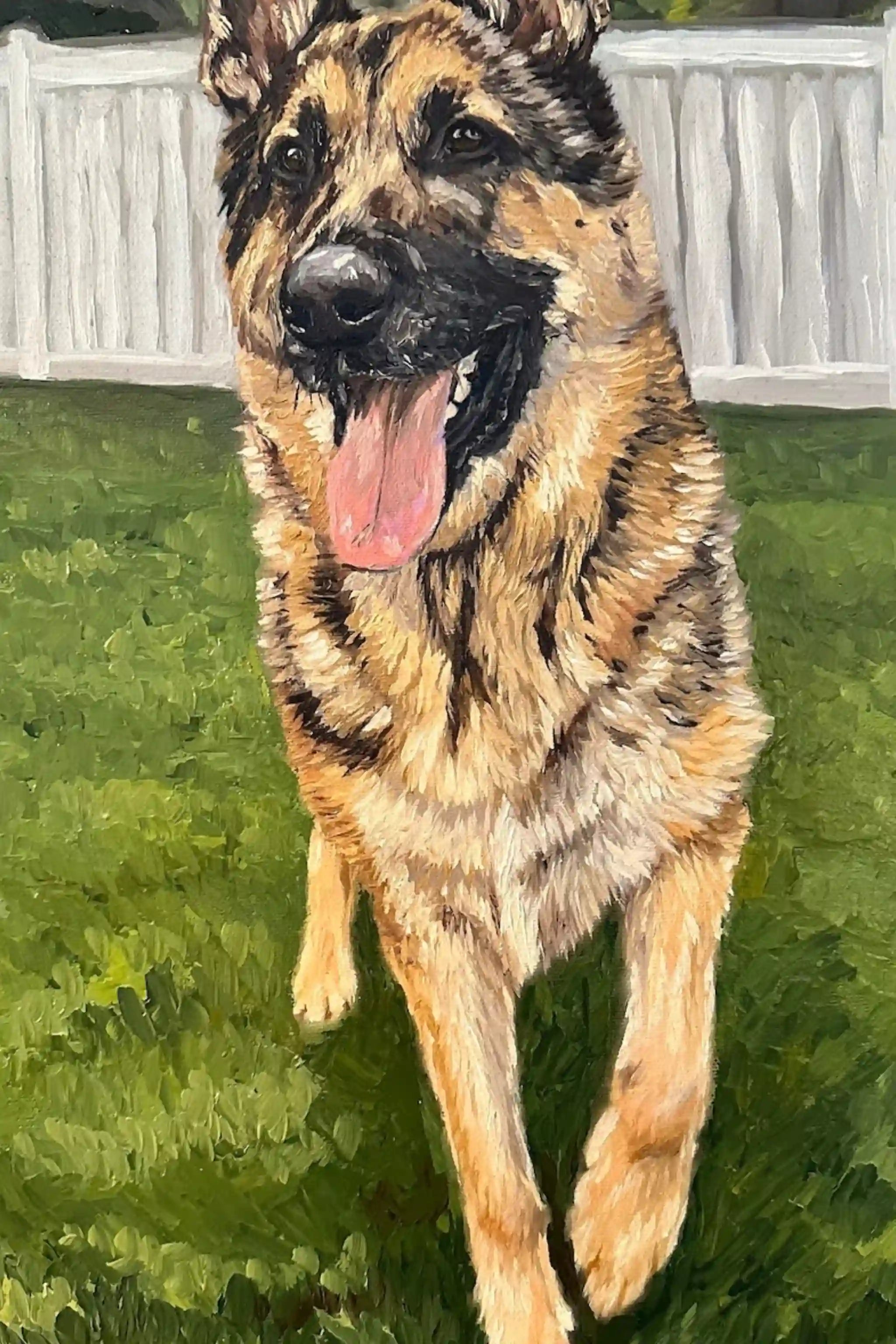 Custom Pet Portrait From Photo
