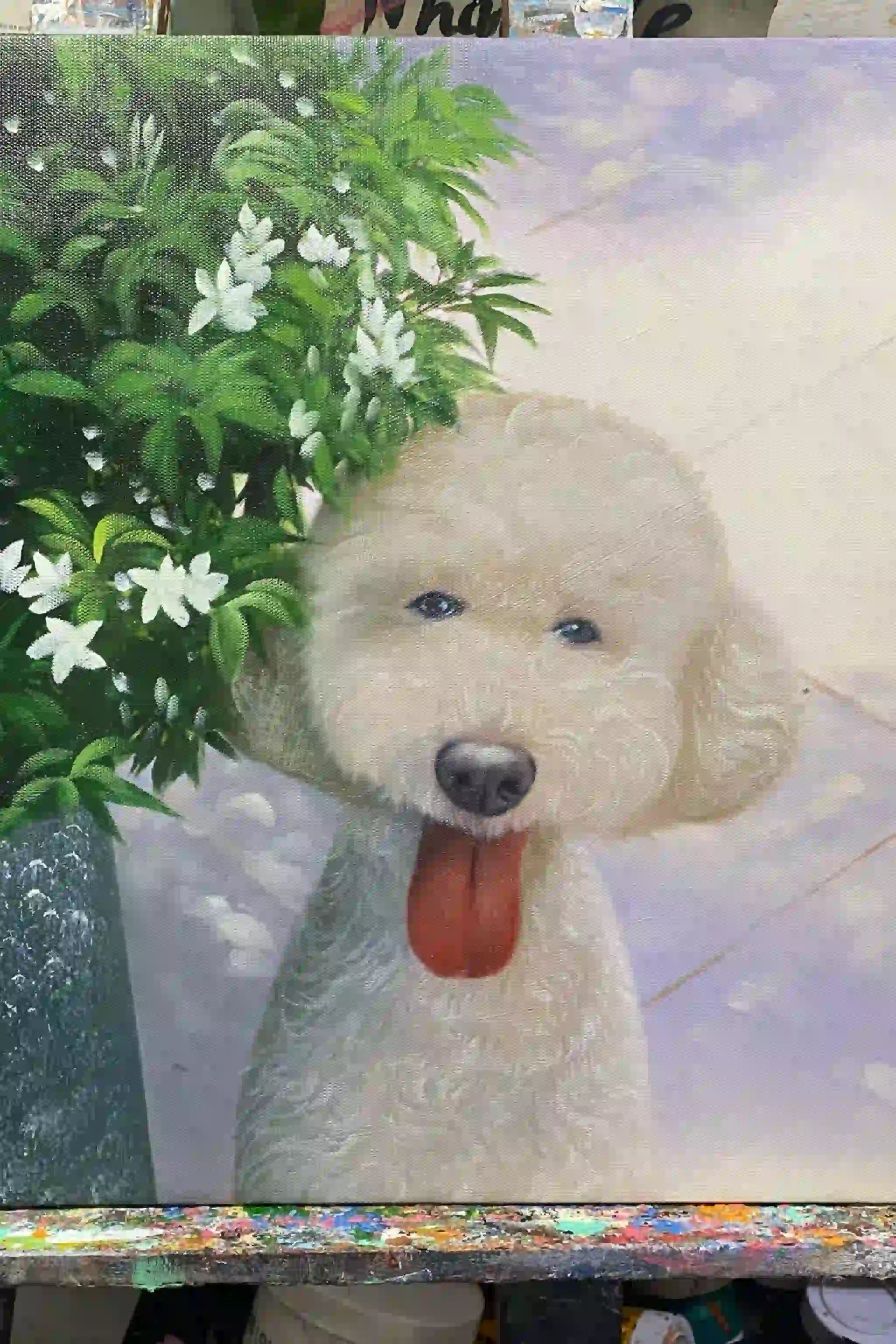 Custom Pet Portrait From Photo