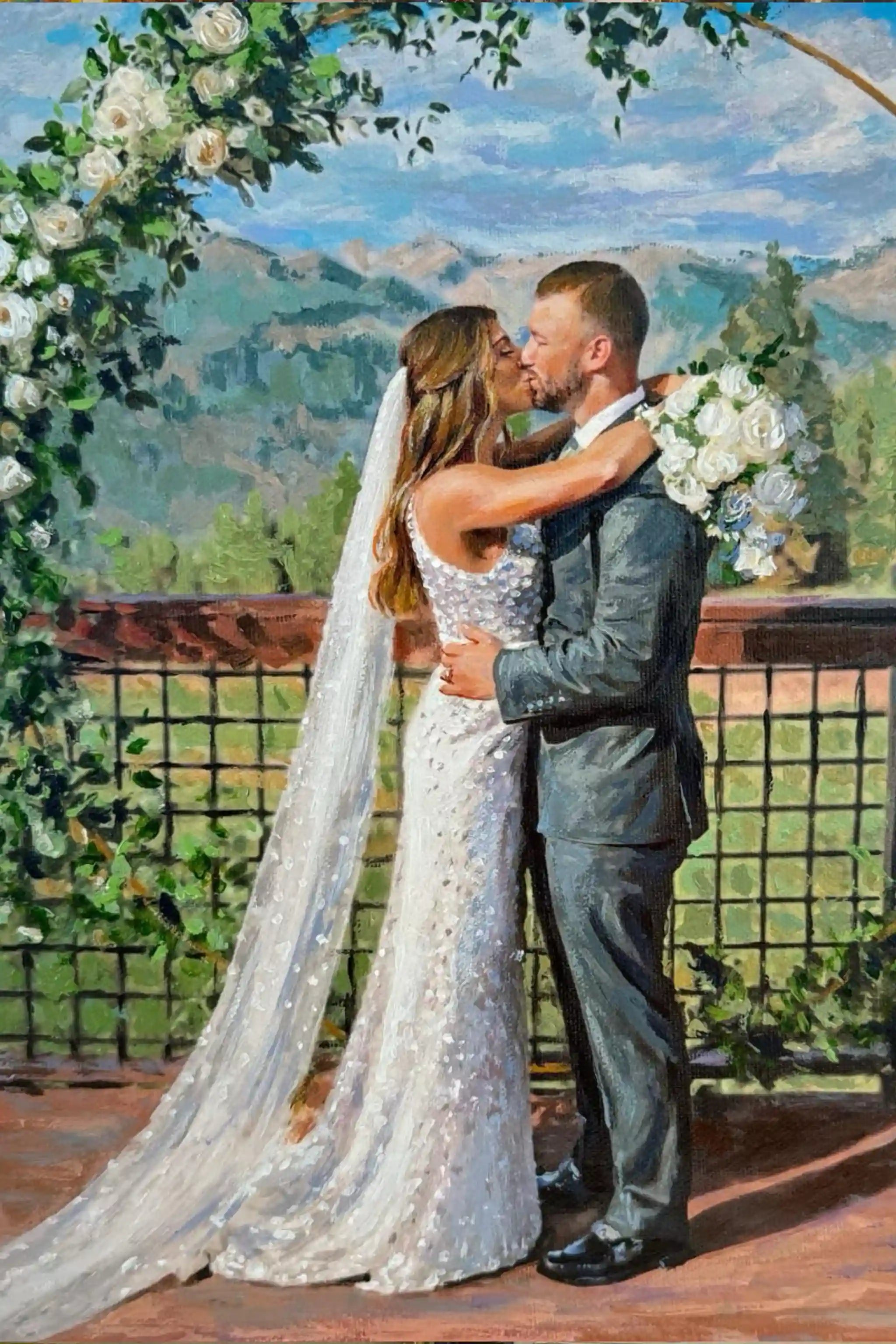 Wedding Portrait from Photo
